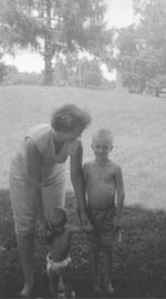 Me with my mom and sister Toy in 1961.